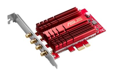 ASUS-PCE-AC88-PCIe-WLAN-Karte-bis-3100-Mbits-Dual-Band-PCI-Express-WLAN-AC-1