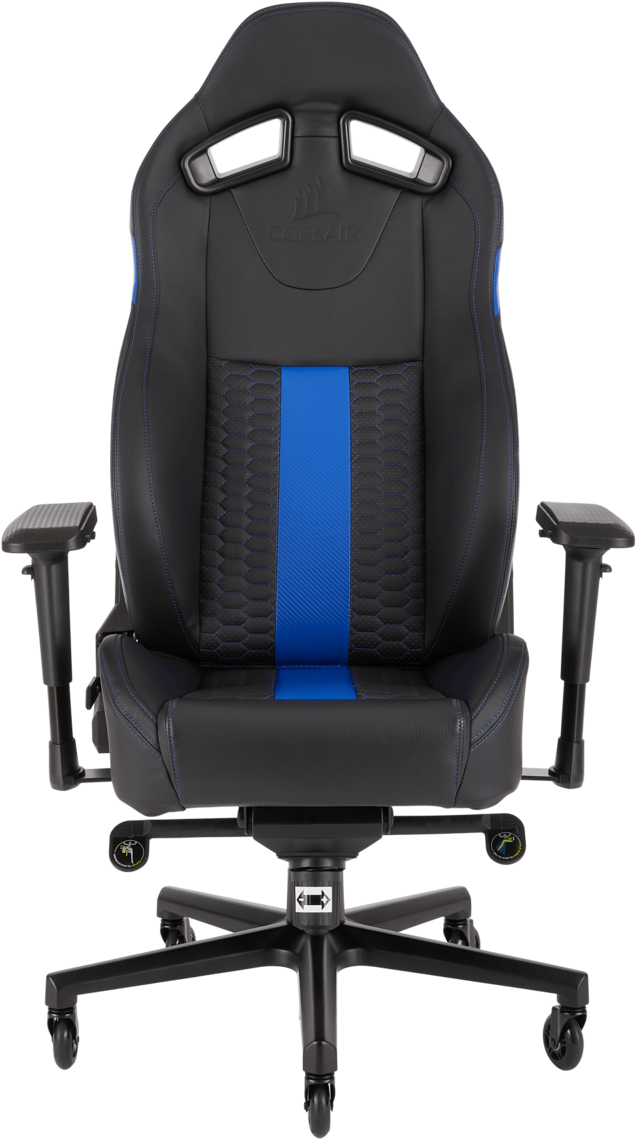 Corsair-T2-Road-Warrior-Gaming-Stuhl-blau---Armlehne-hhenverstellbar-Rckenlehne-neigbar-Sitzhhe-just-2