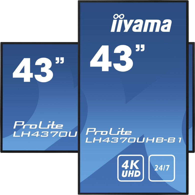 Iiyama-PROLITE-LH4370UHB-B1---108-cm-425-Zoll-4k-UHD-VA-Panel-Android-247-LAN-HDMI-USB-Media-Landsca-1