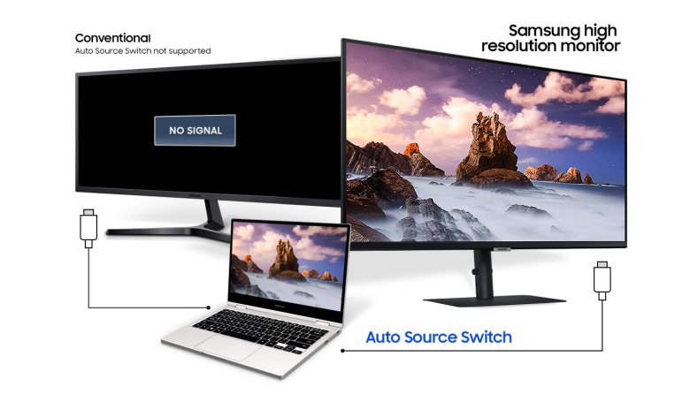Samsung-S27A600UUU-Office-Monitor---683-cm-269-Zoll-Hhenverstellung-Pivot-USB-C-9