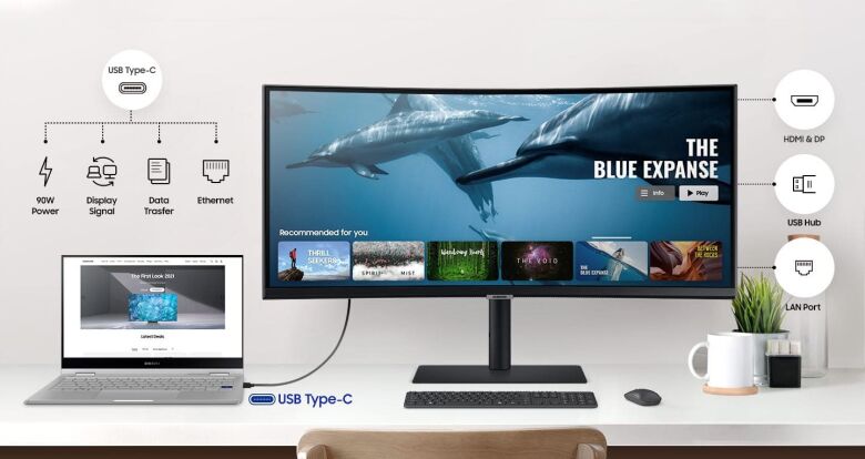 Samsung-ViewFinity-S34A650UBU-Business-Monitor---WQHD-USB-C-5