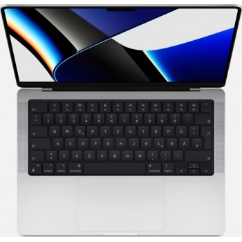 Apple MacBook Pro 14.2" silver, M1 Pro - 10 Core CPU / 16 Core GPU, 16GB RAM, 1TB SSD
