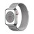 AppleWatch S8 Edelstahl Cellular 41mm Silber - (Milanaise silber)