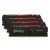 Kingston FURY Beast RGB 128GB Kit (4x32GB) DDR4-3000 CL16 UDIMM Gaming Arbeitsspeicher