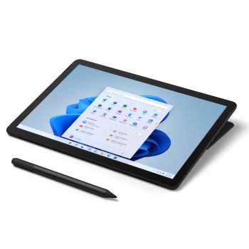 Microsoft Surface Go 3 - 128GB - 8GB - Intel Pentium - black inkl. Surface Go Signature Type Cover red