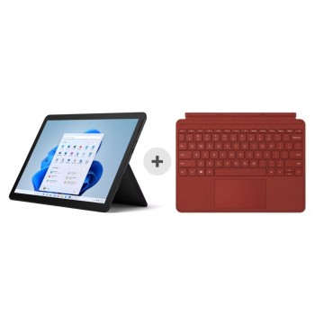 Microsoft Surface Go 3 - 128GB - 8GB - Intel Pentium inkl. Surface Go Signature Type Cover red