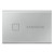Samsung Portable SSD T7 Touch 500GB Silber - externe Solid-State-Drive, USB 3.1 Typ-C